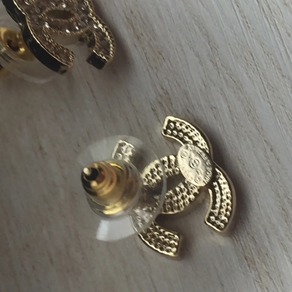 Chanel Gold and Silver Earrings - Picture 5 of 6